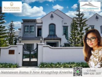 ขาย บ้านหรู นันทวัน 2 พระราม 9 กรุงเทพกรีฑา  Luxury Beautiful show House for Sale Nantawan Rama 9 New Krungthep Kreetha