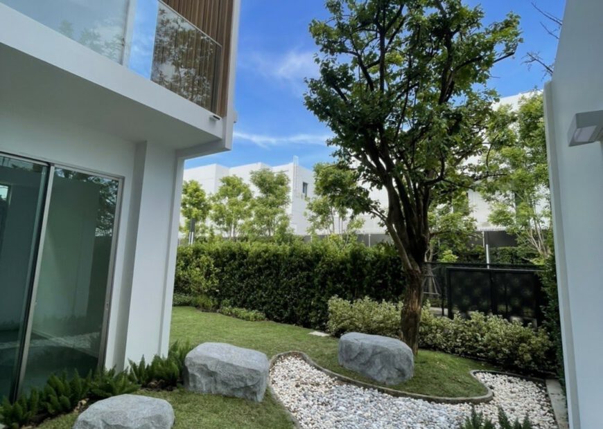 ขาย/ให้เช่า บ้านหรู VIVE พระราม 9 บ้านเดี่ยว Super Luxury ,3 ชั้น ดีไซน์ใหม่ในสไตล์ Modern Japanese