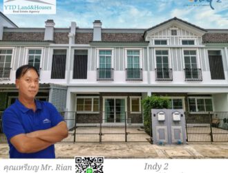 Indy 2 Bangna-Ramkhamhaeng 2 2-storey townhome for rent near Mega Bangna , Greatest location