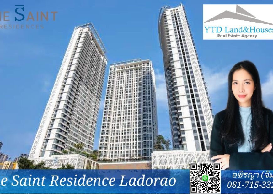 For Sale condo THE SAINT residences Ladprao ** Selling very cheap ** Beautiful room, good condition THB 2.89m