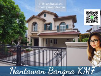 Luxury house for Rent at Nantawan Bangna ให้เช่าบ้านหรู นันทวัน บางนา กม7 THB 110k/month