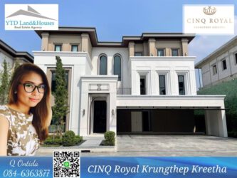 House for sale CINQ ROYAL Krungthep Kreetha 59 M.THB