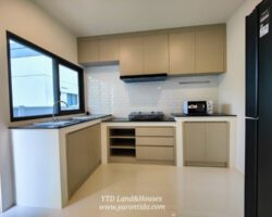 For Rent Centro Bangna, new design detached house next to Mega-Bangna 120,000 Baht/Month (Fully furnished).