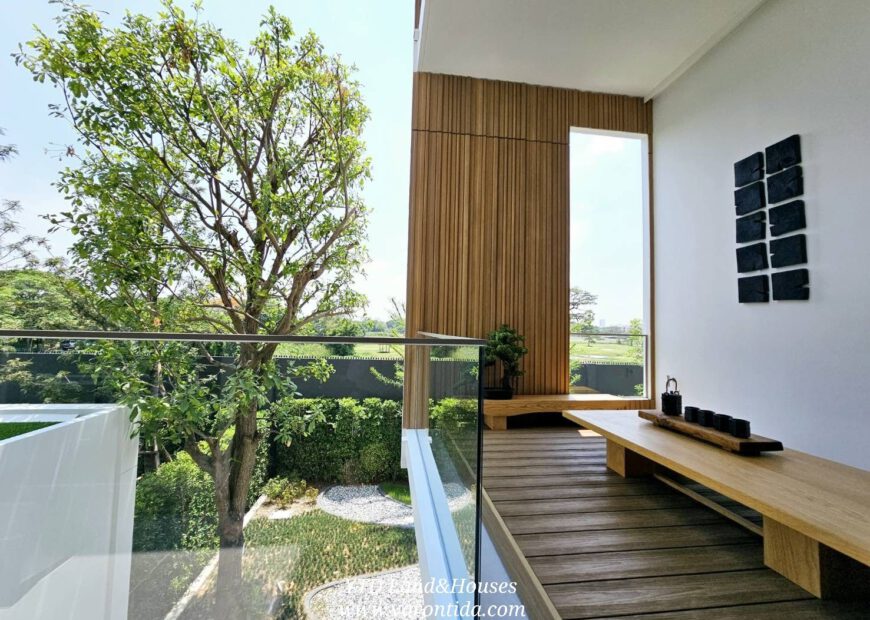 ขาย / ให้เช่า บ้านหรู VIVE พระราม 9 บ้านเดี่ยว Super Luxury , 3 ชั้น ดีไซน์ใหม่ในสไตล์ Modern Japanese