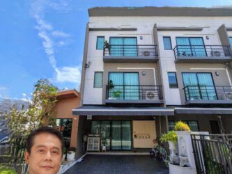 ขาย ทาวน์โฮม 3 ชั้น ในโครงการ บ้านกลางเมือง ราชพฤกษ์ – สาทร เยื้องห้าง Central Westville ใกล้สโมสร จาก เอพี(ไทยแลนด์)