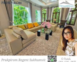 Super Luxury House for Rent At Prukpirom Regent Sukhuvit Luxury private pool