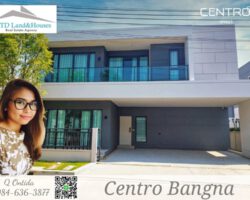 ขาย/ให้เช่า บ้านเดี่ยว Centro Bangna (โครงการใหม่)