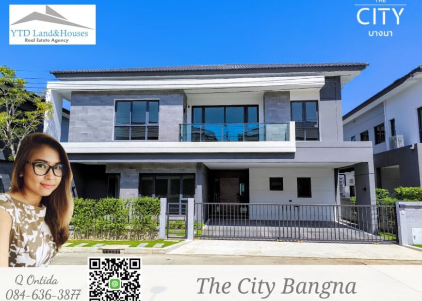 The City บางนา บ้านเดี่ยวหรู บ้านใหม่เ โครงการใหม่ ติดเมกา-บางนา ให้เช่า