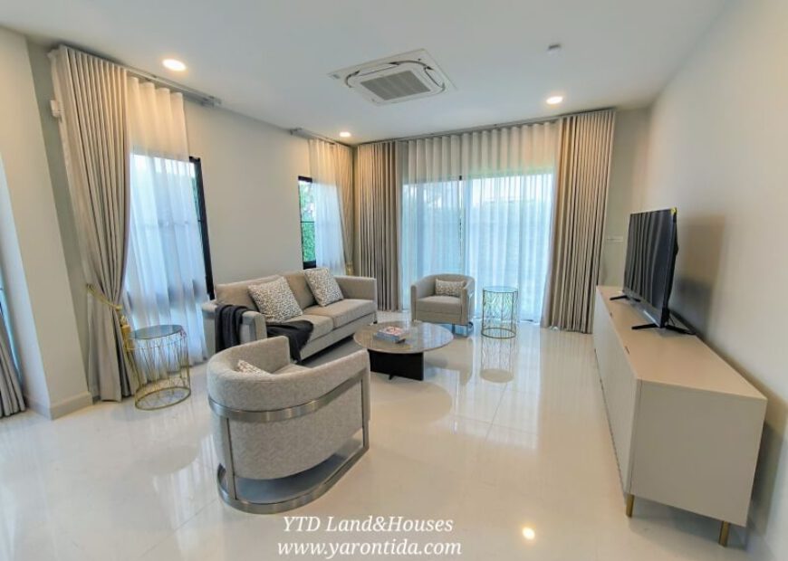 ให้เช่าบ้านหรู นันทวัน พระราม 9 – กรุงเทพกรีฑาตัดใหม่  (Fully furnished)